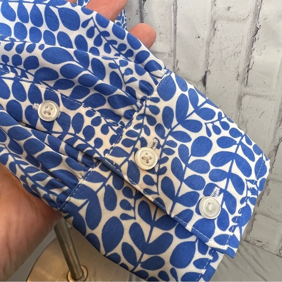 Boden Olive Blouse in Meadow Spring Vine WA771 Size 4 - Picture 4 of 9